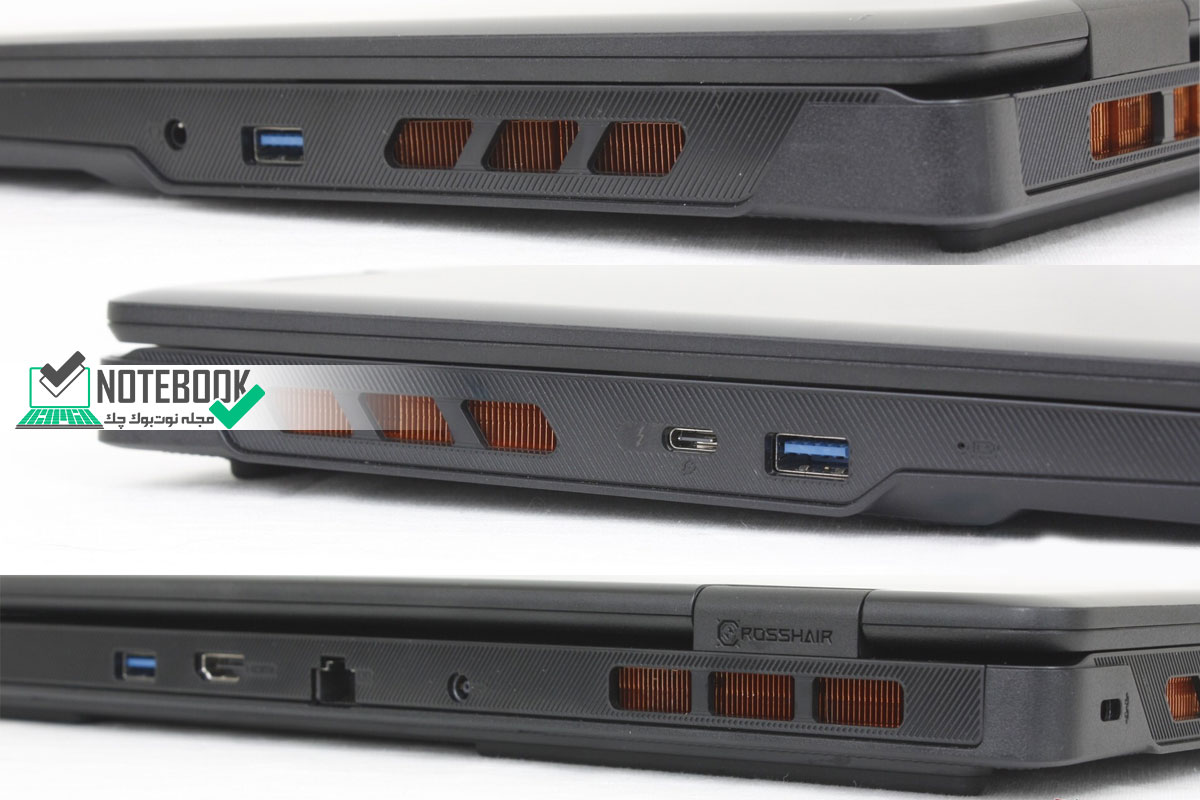 پورت های لپ تاپ MSI Crosshair 18 HX AI A2XW