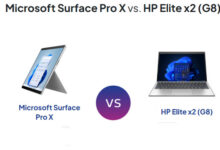 مقایسه Surface Pro 8 و HP Elite x2 G8